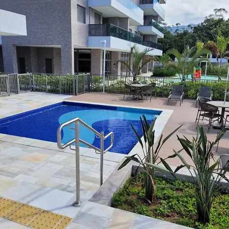 Tulum Bertioga - Lindo Apto Com Vista Para O Mar. Exterior foto