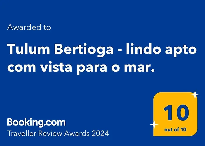Tulum Bertioga - Lindo Apto Com Vista Para O Mar.
